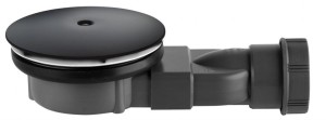 RADAWAY syfon brodzikowy R400 SLIM BLACK 