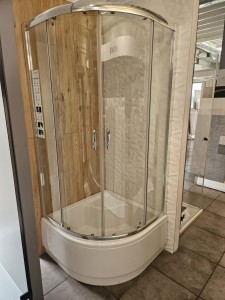 Radaway Kabina półokrągła 90x90 + brodzik wyprzedaż ekspozycji